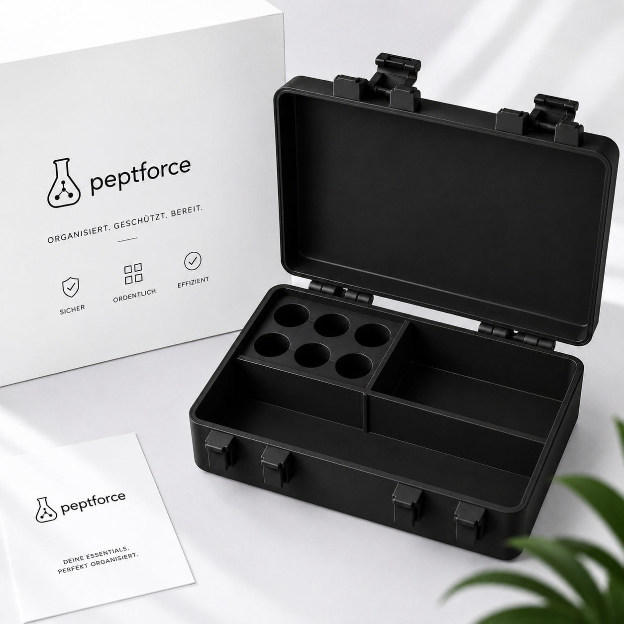 Peptid-Organizer | 6x 3ML Vials + Tupfer + Spritzen