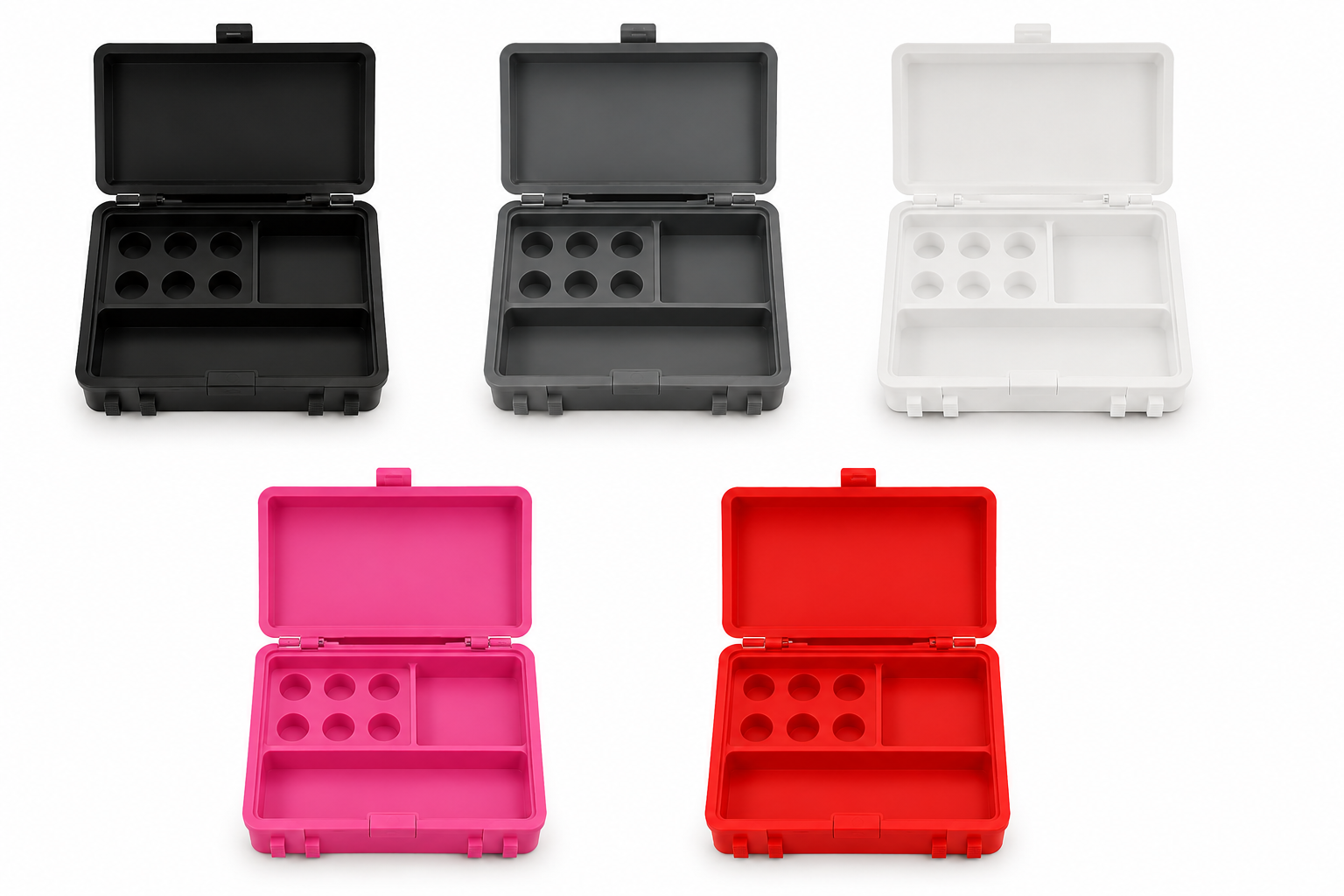 PEPTFORCE Peptid-Organizer | 6x 3ML Vials + Tupfer + Spritzen | Farbe wählbar